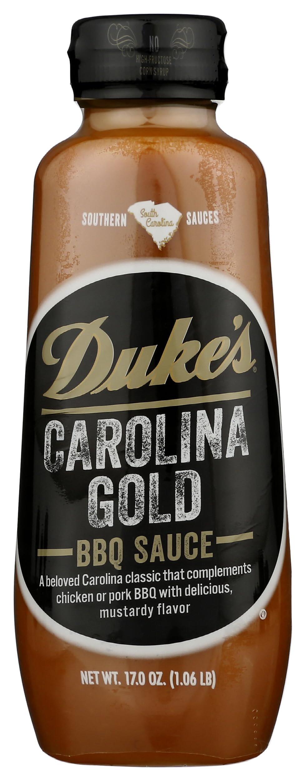 Duke’s Carolina Gold BBQ Sauce, No High Fructose Corn Syrup, 17 Ounces (Pack Of 6)