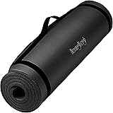 HemingWeigh Extra Thick Yoga Mat for Women and Men With Strap, 72x23 in Large Non-slip Exercise Mat for Home Workout Outdoor