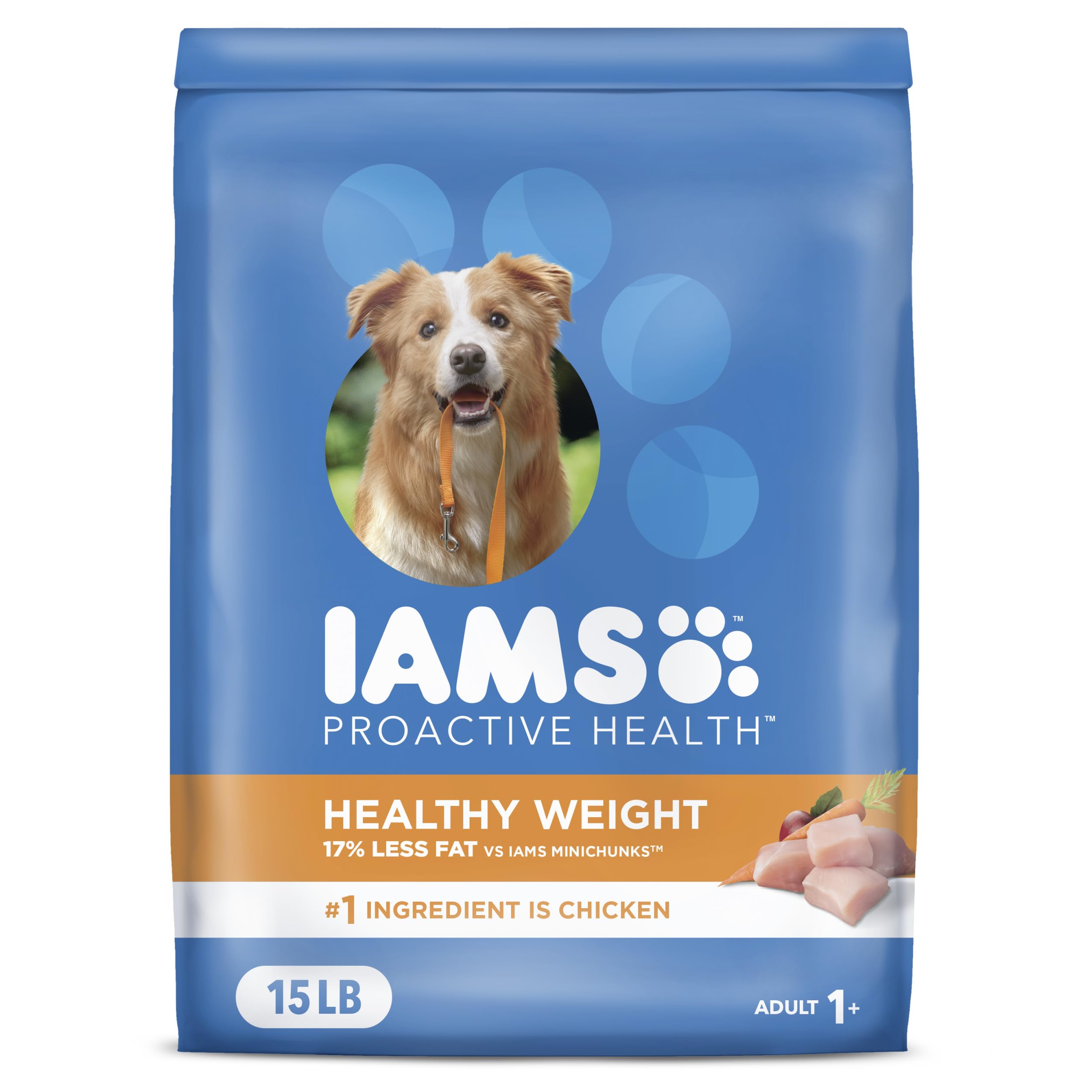 Photo 1 of IAMS Proactive Health Healthy Weight Control Adult Dry Dog Food with Real Chicken, 15 lb. Bag