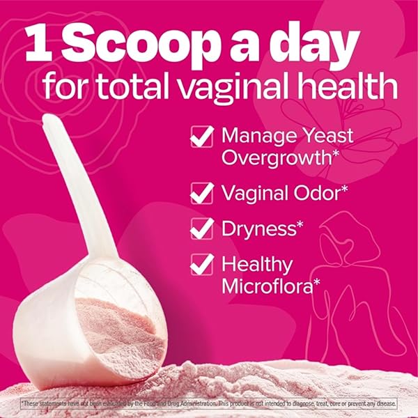 CYSTEX VAGINAL HEALTH POWDER – DAILY ELECTROLYTE-ENHANCED SUPPORT FOR PH BALANCE, YEAST, & ODOR – HYDRATING BERRY FLAVOR – 15 SERVINGS