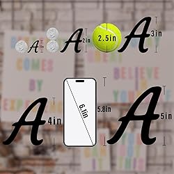 Llewyn 336 Pieces 16 Sheets Letter Stickers,Self