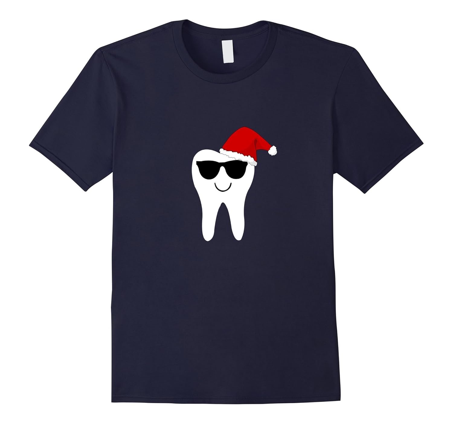 Emoji Tooth Christmas Tshirt Cute Christmas Costume Tee-Rose