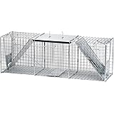 Havahart 1045 Live Animal Two-Door Raccoon, Stray Cat, Opossum, and Groundhog Cage Trap