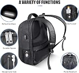 Sosoon Travel Laptop Backpack 17 Inch Anti Theft USB Charge Water Resistant 35L view 7