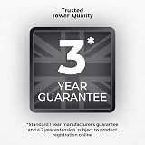 Tower Sera Pyramid Kettle 1.7L 3KW Smoked Black Trim T10079BLK view 7