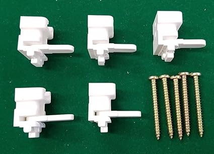 Swish Lever Lock Curtain Track Brackets Pack Of 5 Freepost