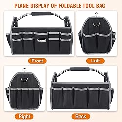 Kowsinde 16 Inch Tool Bag, Electrician Tool