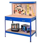 Goplus Steel Workbench Tool Storage Work Bench Review