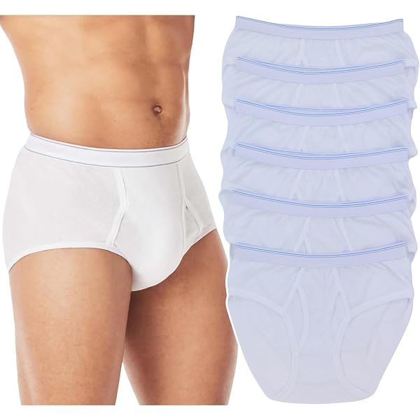 Pack De 3 Slips Bikini Homme Fruit Of The Loom Vintage - Imprimés à Corde - Taille Large