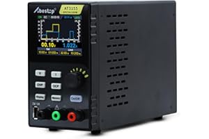 Abestop AT3155 DC Power Supply Variable, Adjustable Switching Regulated Power Supply (0-30V/0-5A/150W) 5V/1A USB Output with 4-Digits 2.8 inch LCD Display