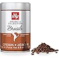 illy Arabica Selections Brasile Whole Bean Coffee, 100% Arabica Bean Single Origin Coffee, Intense Full Flavor Taste, Notes o