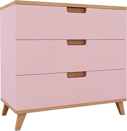 Xxl Colorland Children S Chest Of Drawers Beech And Mdf With Three