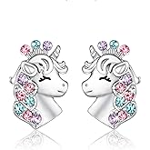 Shonyin Unicorn Earrings for Girls Hypoallergenic Valentines Day Gifts for Kids Daughter Girls Birthday Gifts for Daughter Granddaughter Niece