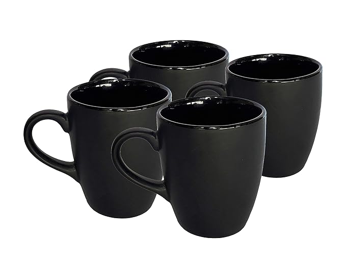 Buy Pure Source India Ceramic Coffee / Milk Mug, 4 Pieces