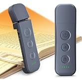Glocusent 12 LED Book Light, Reading Lights for Books in Bed with 5 Colors &amp; 5 Brightness, Portable Clip on Reading Light, USB-C Rechargeable for 200H with Travel Lock, Perfect Gifts for Book Lovers