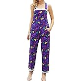 YXLUOKY Jumpsuits for Women Fashion Overalls Printed Pants Bibs Coveralls Festival Outfits Regalo para Mujer