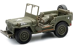 NEWRAY Jeep Willys U.S.A. Army Green 1/32 Diecast Model Car by New Ray