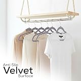 Utopia Home Velvet Hangers 20 Count with Tie Bar Grey 360° Swivel Heavy Duty view 3