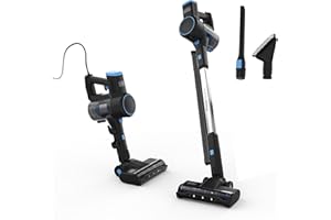 BLACK+DECKER Powerseries+ Corded 3 in 1 Stick Vacuum, Upright to Hand-Vac Multi Surface, LED Floor Head, HEPA Filtration, Pow