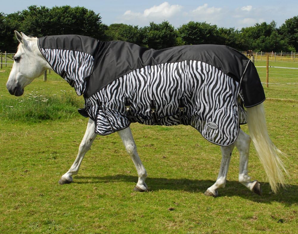 Rhinegold Masai3 Full Neck Fly rug with Waterproof Topline and Side Skirts