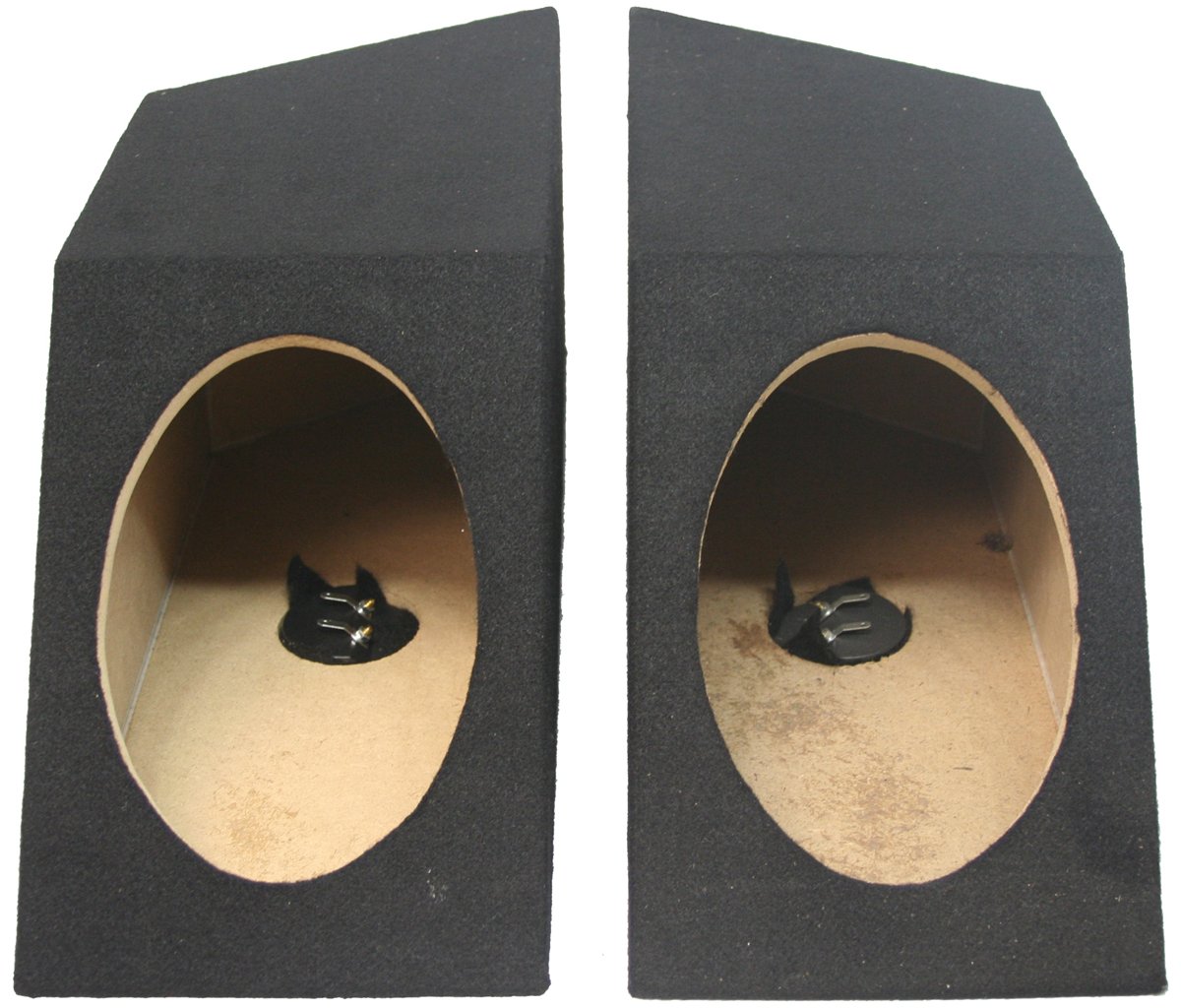 Compatible with Jeep Wrangler YJ 1987-1995 Rear Wheel Shelf 6x9 Speaker Box Pair