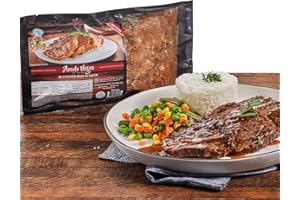 DELE FOOD PRODUCTS DELE FOODS Blackened Beef in Sauce, Authentic Venezuelan Recipe, Frozen and Precooked, Ready to Heat and Serve, 1.2 LB
