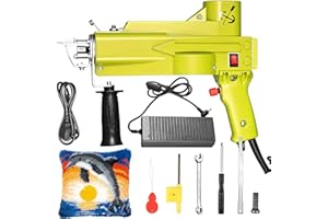 FancyBant Tufting Gun, Electric Carpet Rug Gun, Weaving Flocking Handheld Carpet Maker Gun