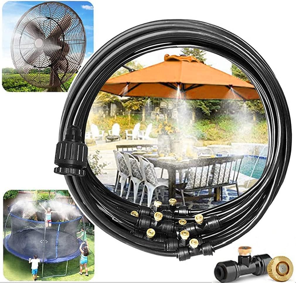 Misters for Outside Patio, 50FT Outdoor Misting Cooling System kit for
