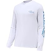 Men's UPF 50+ Sun Protection Shirt Long Sleeve Quick Dry Fishing Shirt Rash Guard Swimming Hiking Running-1003