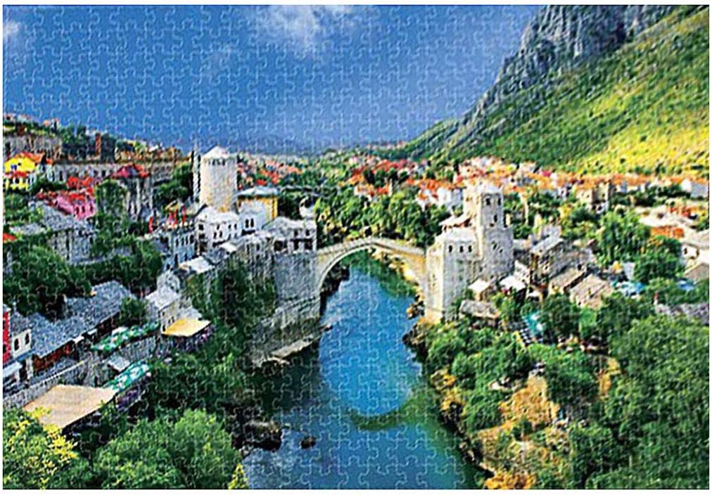 Youmymine 500 Pieces Puzzles Jigsaw Puzzles for Adults Kids Puzzles Personalized Gift Paper Painting Home Decor (A, one Size)
