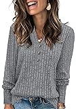 Womens Tops Dressy Casual Long Sleeve Pullover