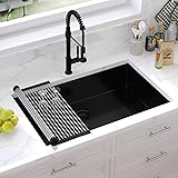 Darker Black 32x19 Inch Undermount Kitchen Sink
