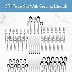 Mikasa, Satin Loft Flatware Service for 12, 65