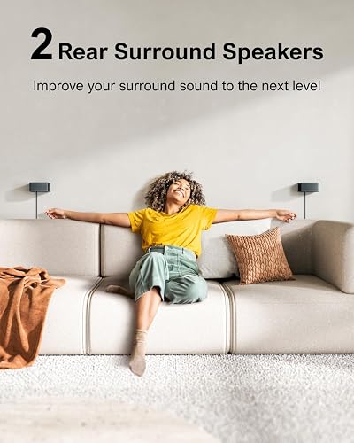 ULTIMEA Poseidon D70 7.1ch Soundbar System – Wireless Subwoofer & 4 Wired Speakers, 410W, App Control