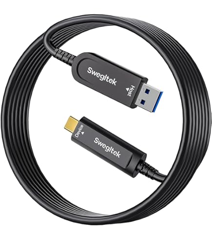 Amazon.com: Logitech Strong USB 45m Active Optical USB 3.2 Cable