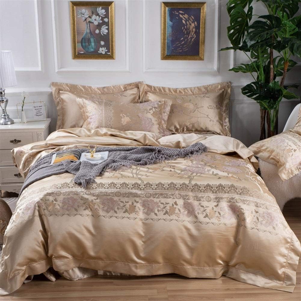 TQTOWN Highend Fourpiece Set 100S Cotton Large Version Of The Flower