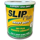 Slip Plate No. 1 Graphite Lubricant &ndash; 1 Quart Can &ndash; Dry Film Anti-Stick Coating for Lawn Mowers, Snow Blowers, Chutes, Farm Equipment, Industrial Use &ndash; Heavy Duty Graphite Paint