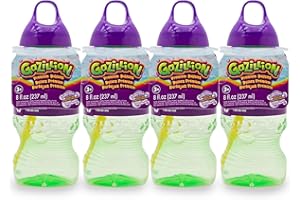 Gazillion 8 Ounce Bubble Solution 4 Pack - Great Bubbles for Kids, Great for Kids Parties, Non-Toxic & Safe