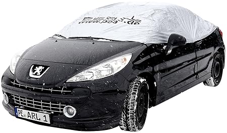 PEARL Autogarage: Premium-Auto-Halbgarage für Kompaktklasse, 290 x 140 x 45 cm (Abdeckung Auto)