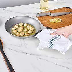 Restaurantware Met Lux 11 Inch Fry Pans, 6 No-Stick