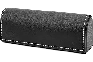 Linkidea Oversized Sunglasses Case, Eyeglasses Travel Bag Compatible with RayBan Caravan Reverse Square/Elliot Square