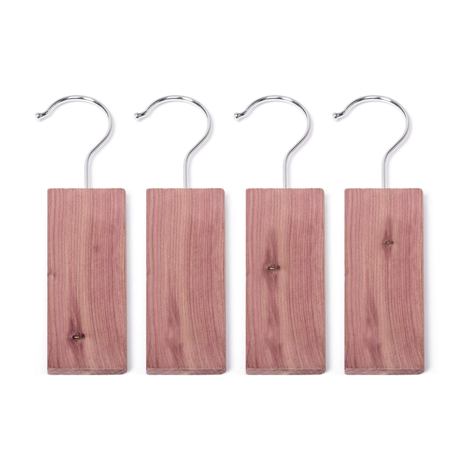 woodluv Organic Natural 4 Cedar Clothes Moth Repellent Odour Protection for Wardrobes,Drawers (Chemical Free)