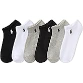 POLO RALPH LAUREN Women's Performance Cotton Low Cut Socks (6-Pack)