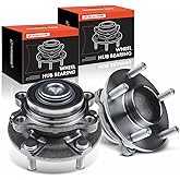 A-Premium 2 x Front Wheel Bearing and Hub Assembly Compatible with Infiniti G35 2003-2007, Nissan 350Z 2003-2009, RWD Only
