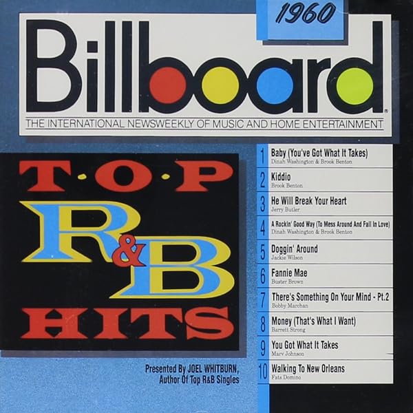 アート・デザイン・音楽 Billboard's Top 10 Charts 1958-1995 Billboard Top R&B Hits: 1958 - Amazon.com Music