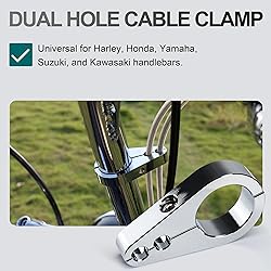 MoKitDora 1" Motorcycle Handlebar Clips or Frame