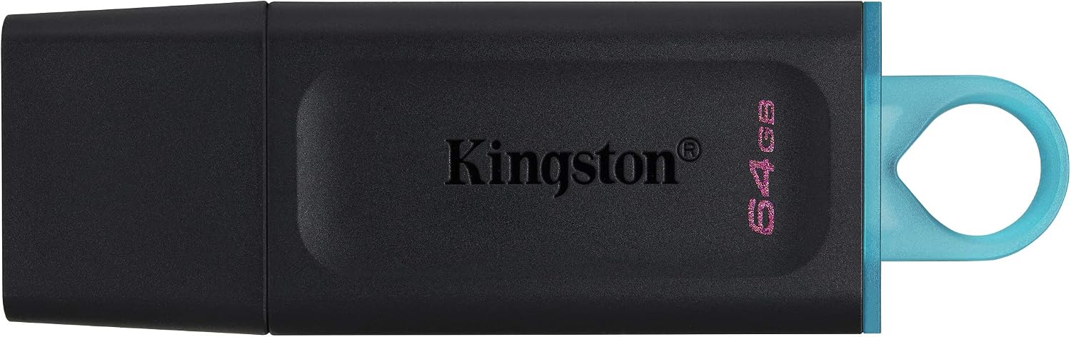 Kingston DataTraveler Exodia DTX/64 GB Flash Drive USB 3.2 Gen 1 - with Protective Cap and Keyring in Multiple Colours