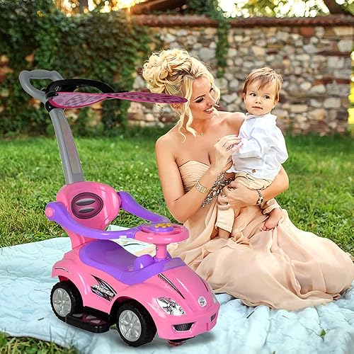 ChromeWheels Push Cars for Toddlers, in Ride on Push Car with