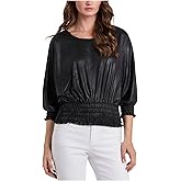 Vince Camuto Women's Smocked-Hem Blouse