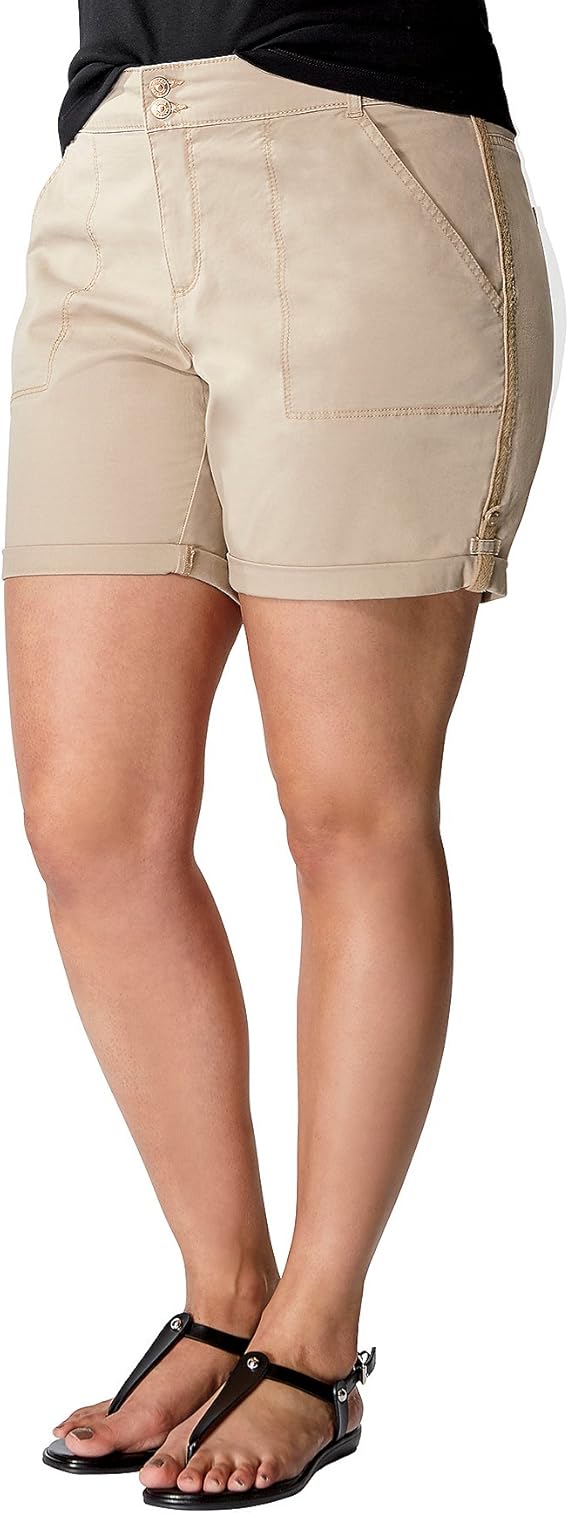gloria vanderbilt plus size shorts